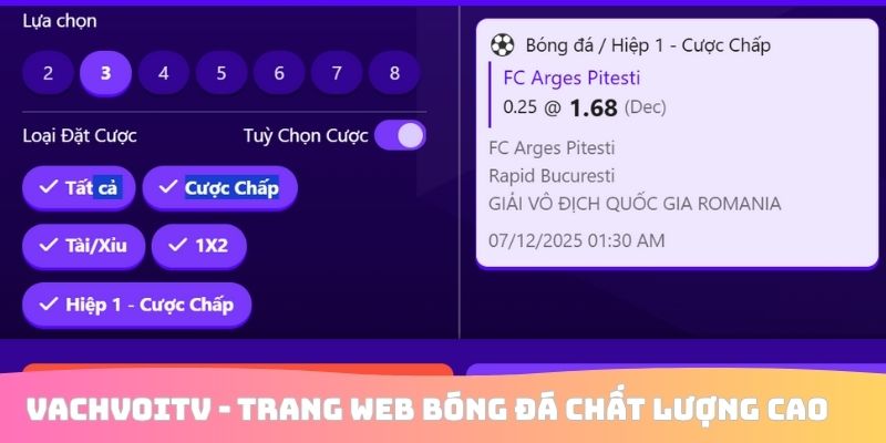 VachvoiTV - Trang web bóng đá chất lượng cao
