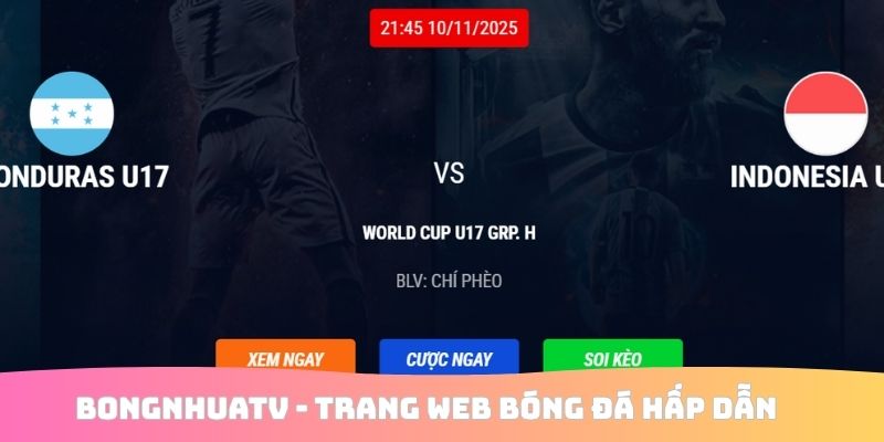BongnhuaTV  - Trang web bóng đá hấp dẫn