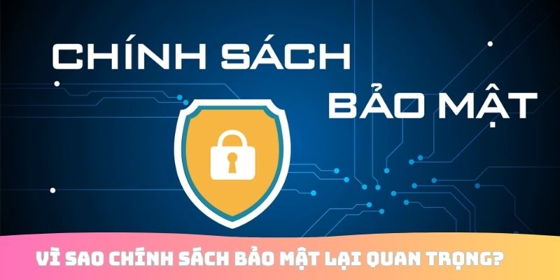 Vì sao chính sách bảo mật lại quan trọng?